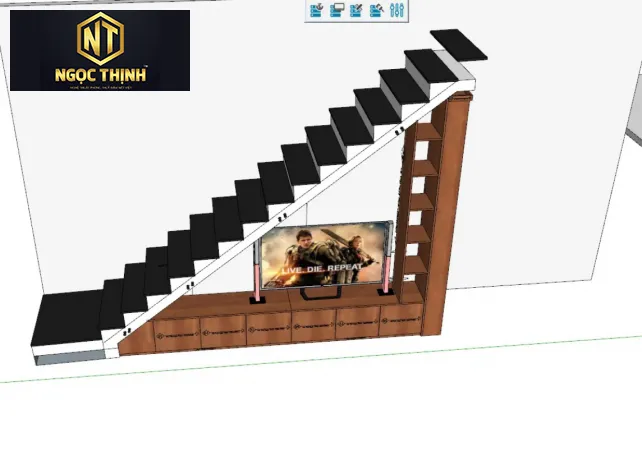 Xưởng Nội Thất Ngọc Thịnh Nhơn Trạch -  101 mẫu tủ cầu thang đẹp, hiện đại tối ưu hóa không gian hiệu quả